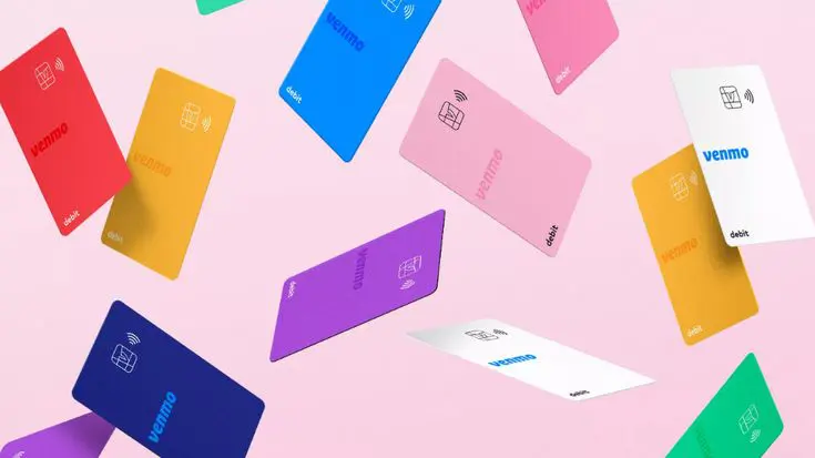 Card de debit Venmo.
