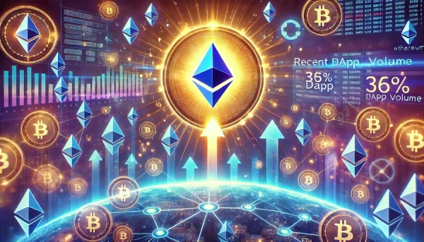 Într-o săptămână, volumul DApp-urilor pe Ethereum a crescut cu 36%. Prețul ETH nu urmează încă această tendință