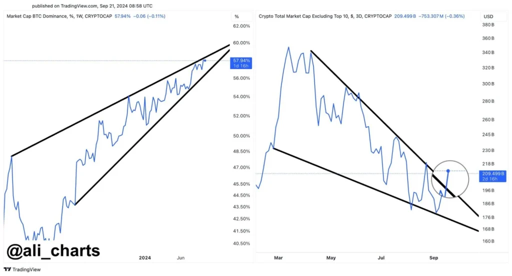 Tendință-ascendentă-pe-piețele-altcoin